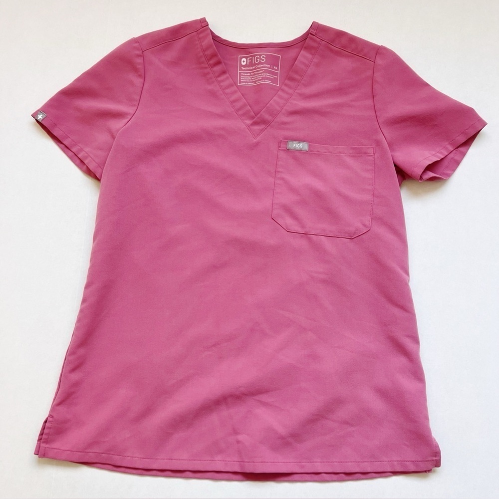 FIGS Catarina One-Pocket Scrub Top Womens Nurse Dr Scrubs Med Student XS
